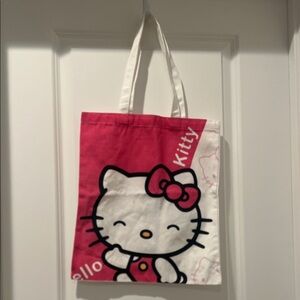 Hello‎ Kitty Tote Bag Pencil Case and Pen Set Bundle